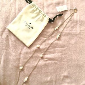 Kate Spade Pearl and Gold Necklace